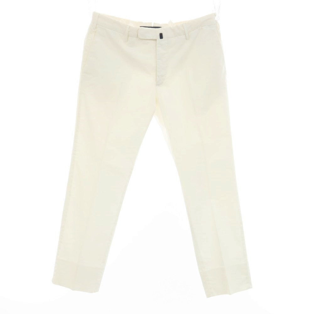 [Used] INCOTEX Stretch Cotton Casual Slacks Pants White [48] [Condition Rank D] [Men&