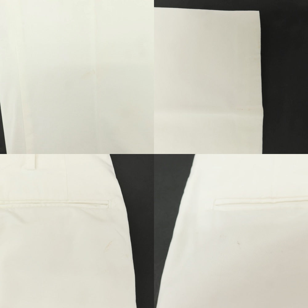 [Used] INCOTEX Stretch Cotton Casual Slacks Pants White [48] [Condition Rank D] [Men&