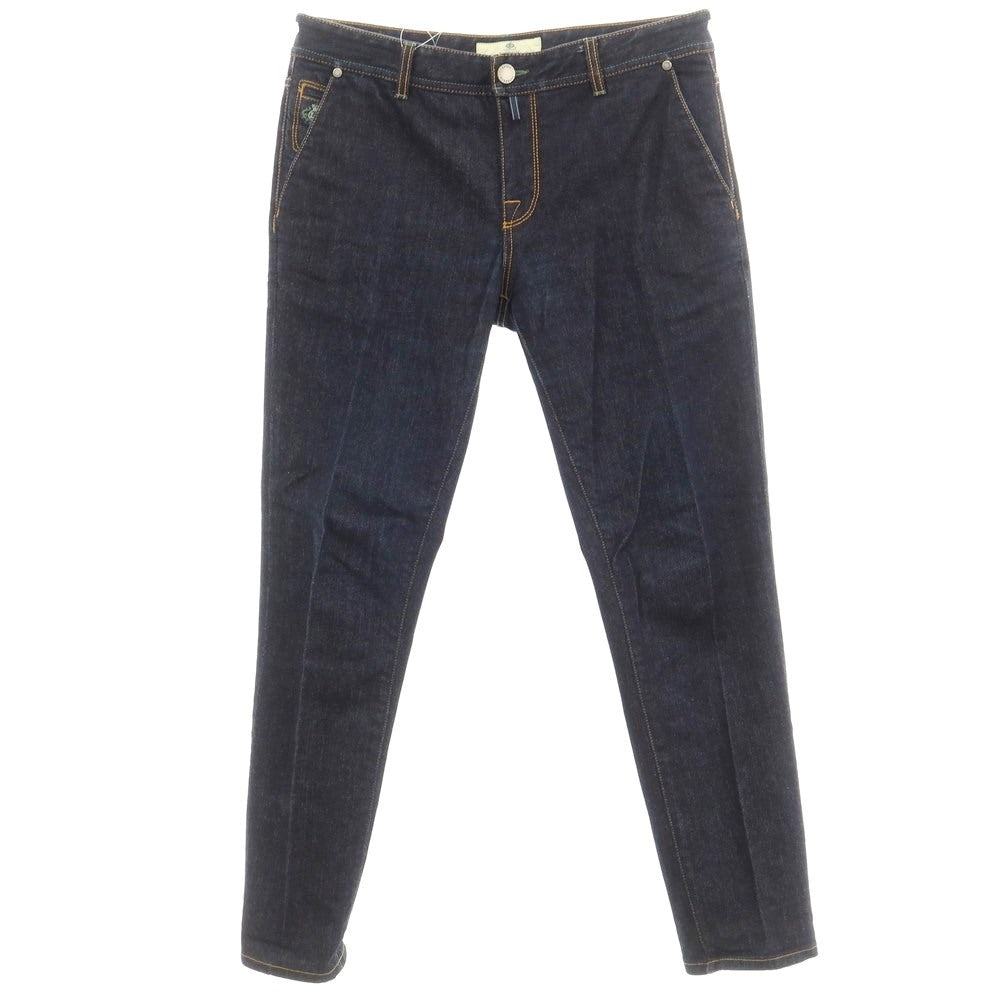 [Used] Luigi Borrelli One-wash Stretch Denim Pants Jeans Navy [34] [Condition Rank B] ​​[Men&