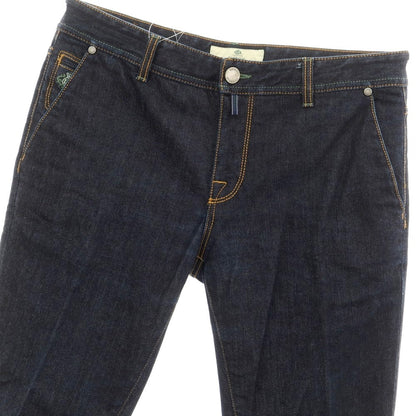 [Used] Luigi Borrelli One-wash Stretch Denim Pants Jeans Navy [34] [Condition Rank B] ​​[Men&