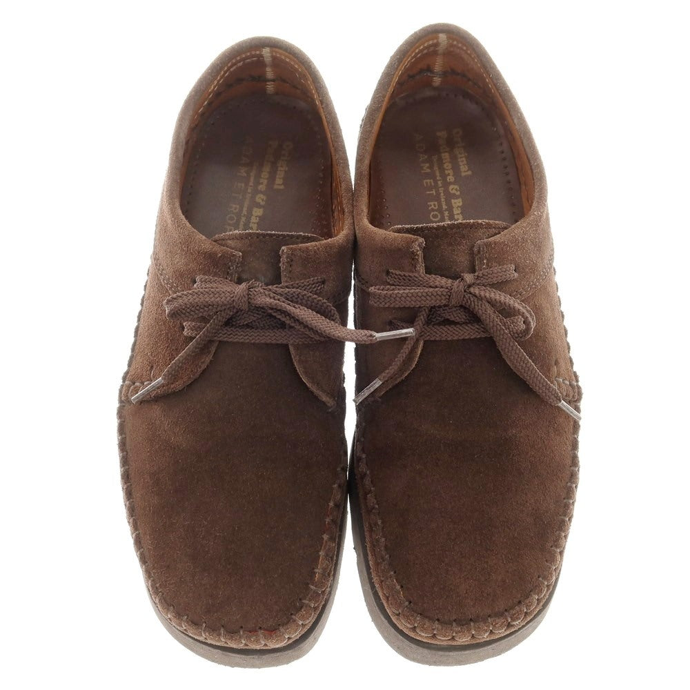 [Used] Padmore &amp;amp; Barnes Adam et Rope special order suede moccasin shoes dark brown [7] [Condition rank B] ​​[Men&