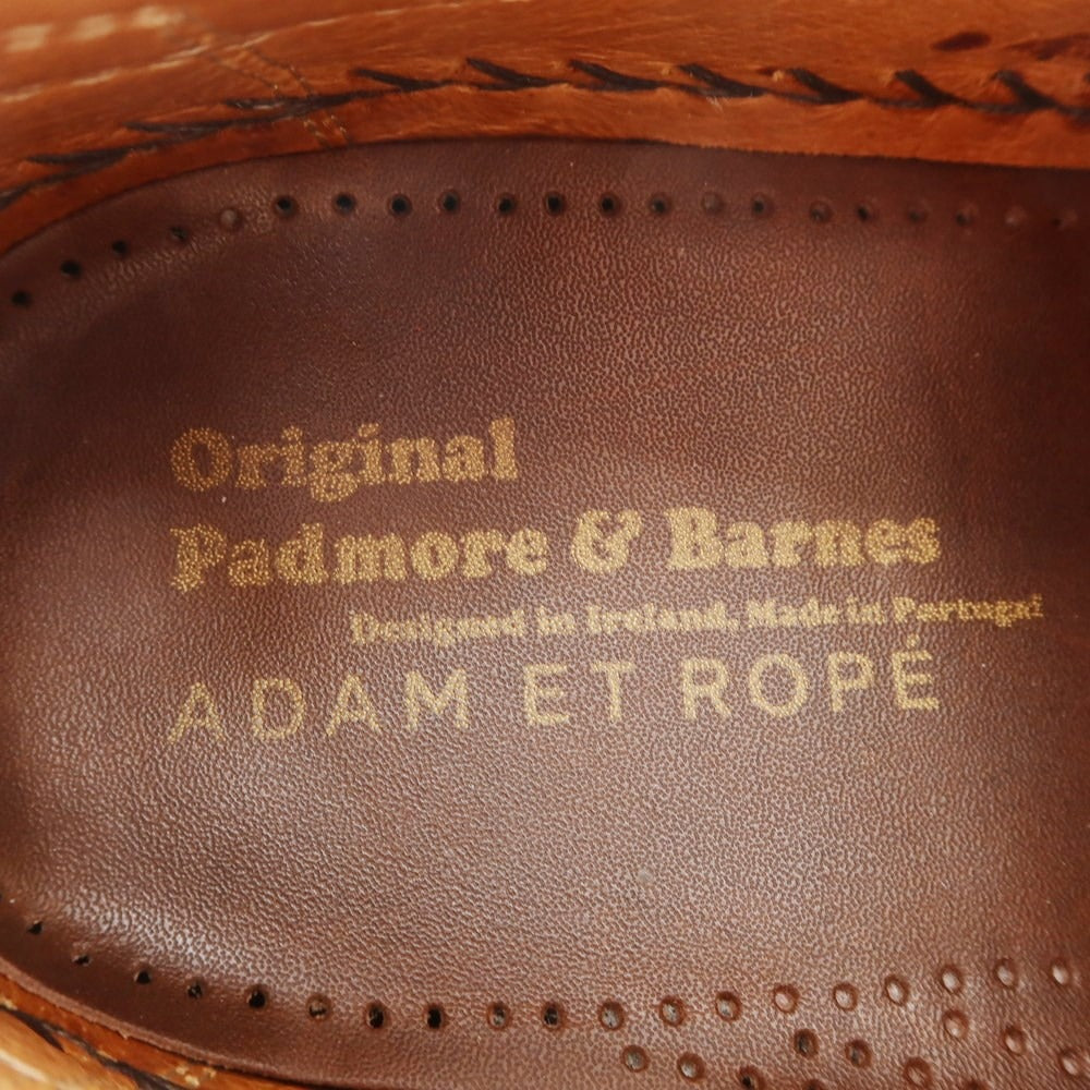 [Used] Padmore &amp;amp; Barnes Adam et Rope special order suede moccasin shoes dark brown [7] [Condition rank B] ​​[Men&