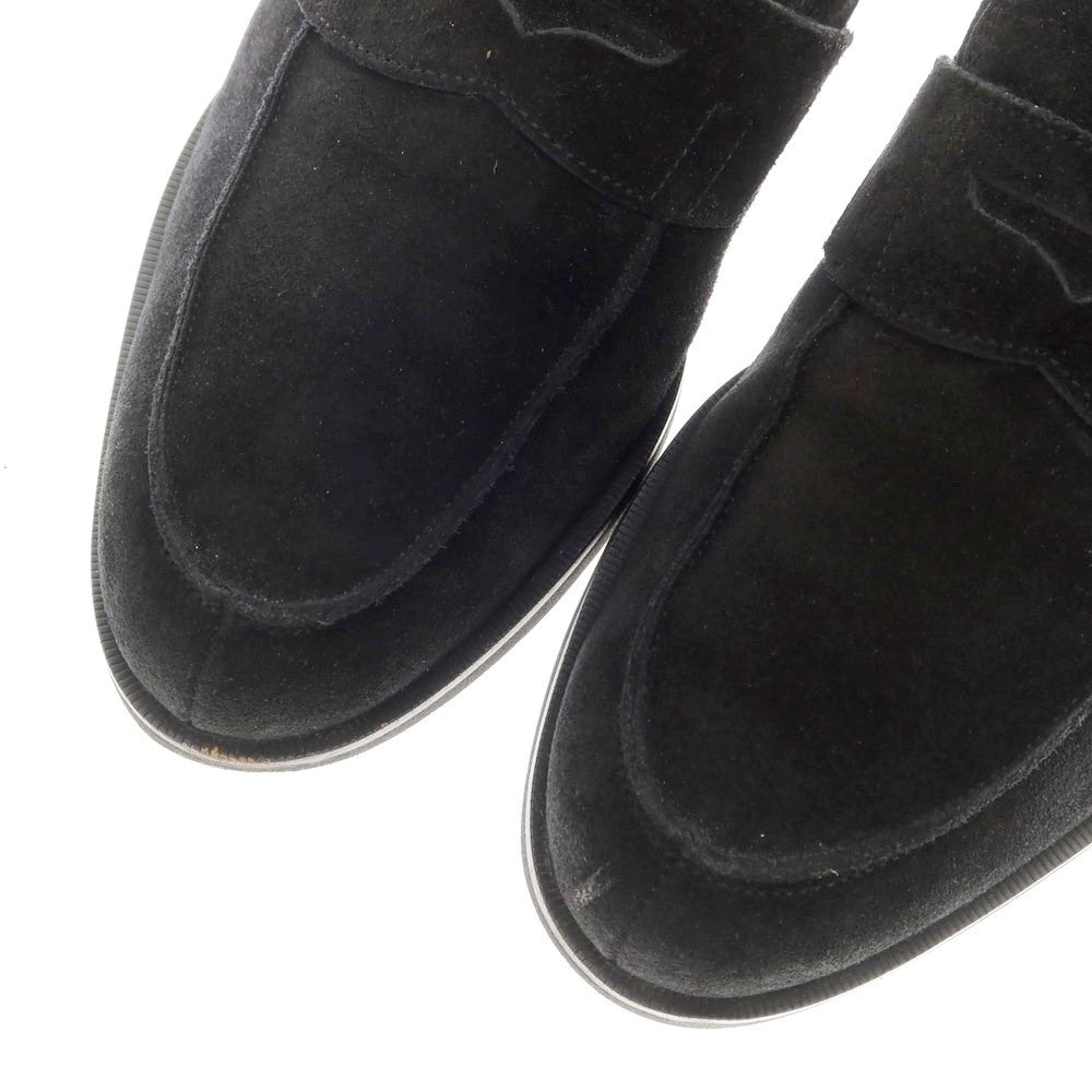 [Used] TradingPost Suede Coin Loafers Black [8] [Condition Rank B] ​​[Men&