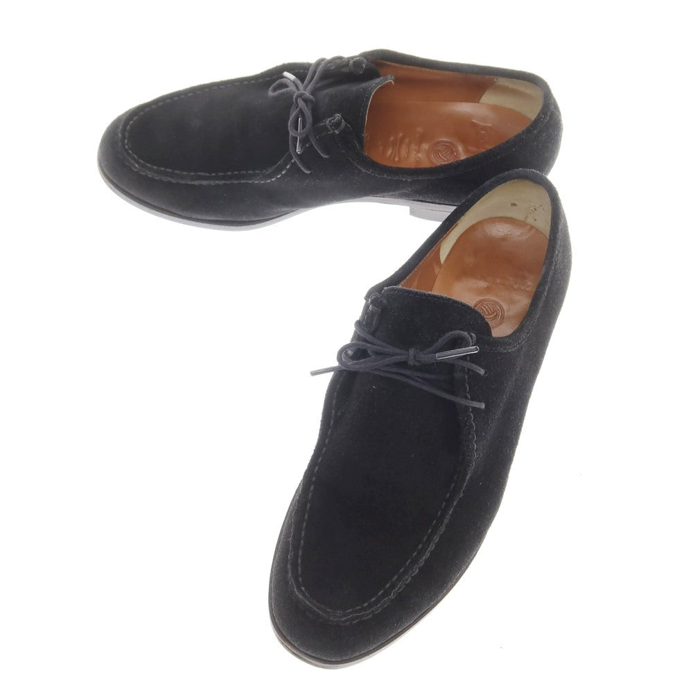 [Used] Polpetta Ships special order suede U-tip shoes black [40.5] [Condition rank B] ​​[Men&