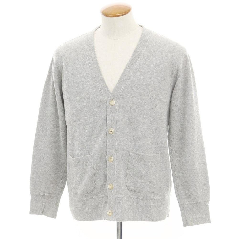 [Used] LOOPWHEELER Sweat Cardigan Gray [M] [Condition Rank C] [Men&