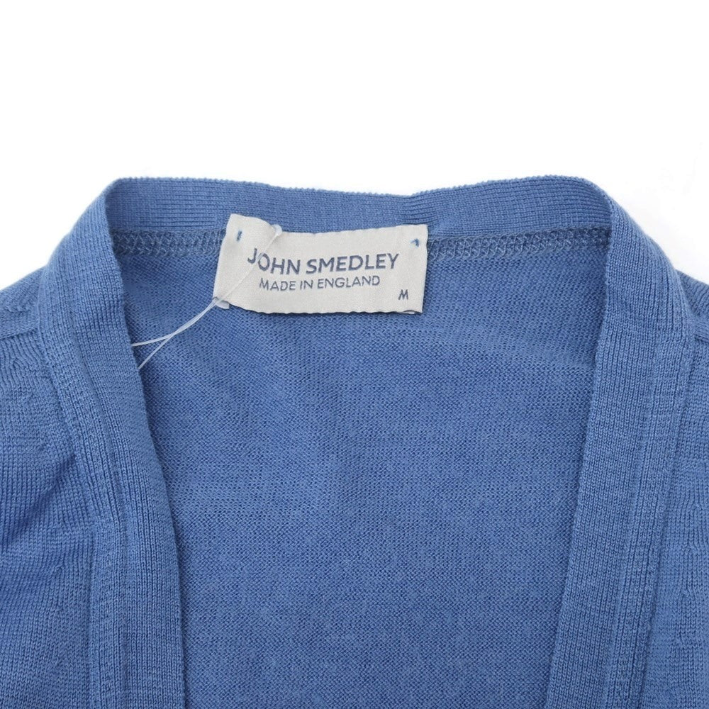 【中古】ジョンスメドレー JOHN SMEDLEY ハイゲージ ウール ニットベスト ブルー【サイズM】【BLU】【A/W】【状態ランクC】【メンズ】【758998】