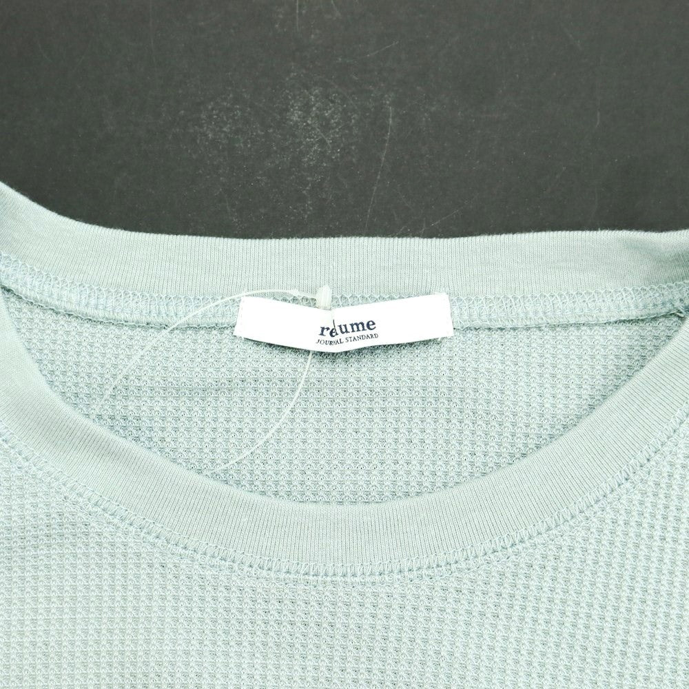 [Used] JOURNAL STANDARD relume Thermal Cotton Polyester Short Sleeve T-Shirt Sage [L] [Condition Rank A] [Men&