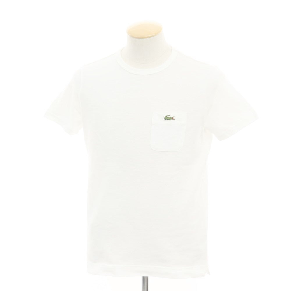 [Used] LACOSTE Pique Cotton Pocket Short Sleeve T-Shirt White [2] [Condition Rank B] ​​[Men&