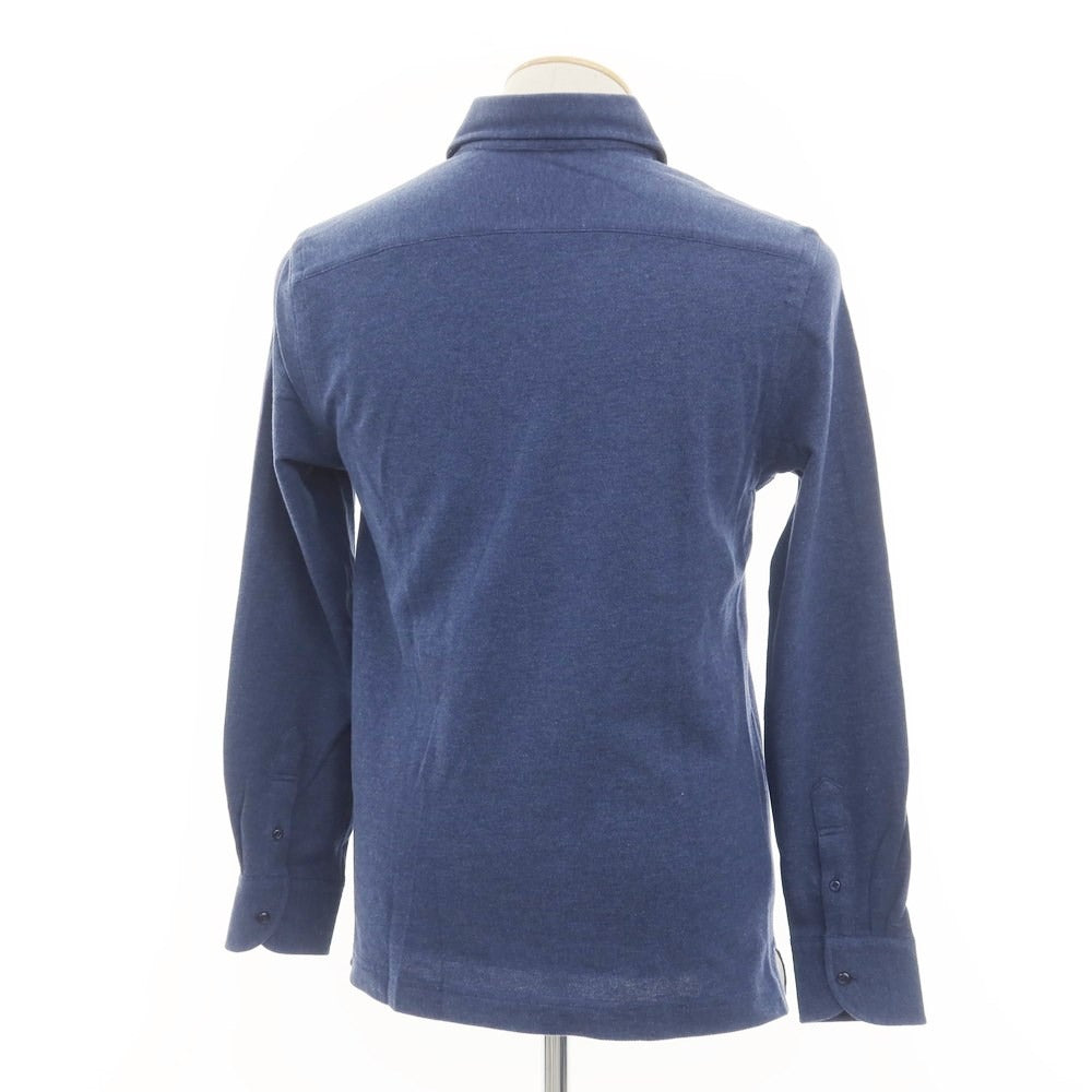 [Used] GUY ROVER Pique Cotton Long Sleeve Polo Shirt Navy [XS] [Condition Rank B] ​​[Men&