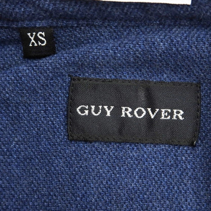 [Used] GUY ROVER Pique Cotton Long Sleeve Polo Shirt Navy [XS] [Condition Rank B] ​​[Men&