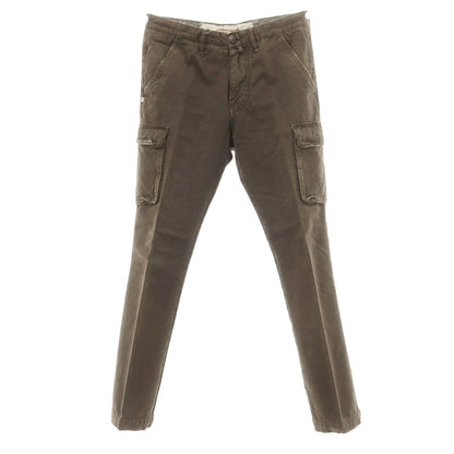 [Used] JACOB COHEN ACADEMY Twill Cotton Cargo Pants Dark Brown [30] [Condition Rank B] ​​[Men&