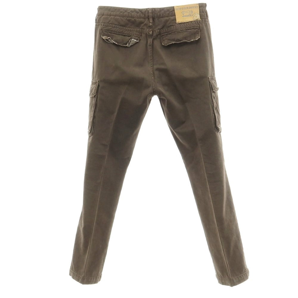 [Used] JACOB COHEN ACADEMY Twill Cotton Cargo Pants Dark Brown [30] [Condition Rank B] ​​[Men&