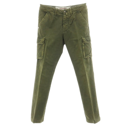 [Used] JACOB COHEN ACADEMY Twill Cotton Cargo Pants Olive Green [30] [Condition Rank B] ​​[Men&