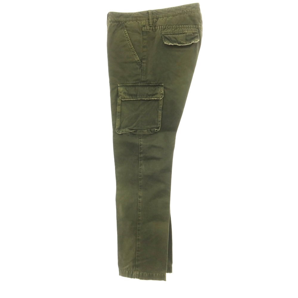 [Used] JACOB COHEN ACADEMY Twill Cotton Cargo Pants Olive Green [30] [Condition Rank B] ​​[Men&