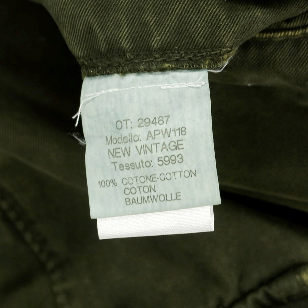 [Used] JACOB COHEN ACADEMY Twill Cotton Cargo Pants Olive Green [30] [Condition Rank B] ​​[Men&