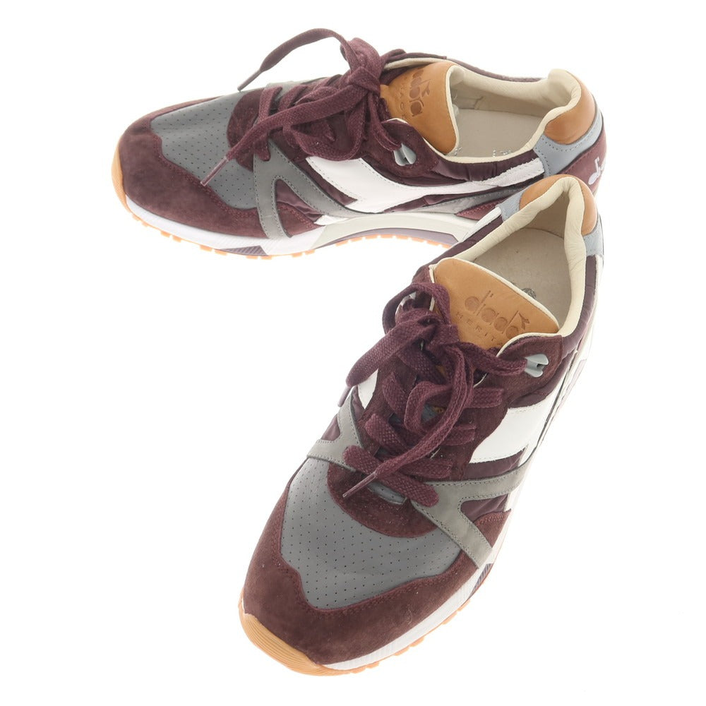 [Used] [Unused] Diadora HERITAGE N9000 Sneakers Bordeaux x Grey [27] [Condition Rank S] [Men&