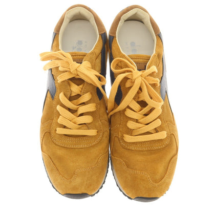 [Used] [Unused] Diadora HERITAGE TRIDENT S.SW Suede Sneakers Yellow Orange x Navy [27.5] [Condition Rank S] [Men&