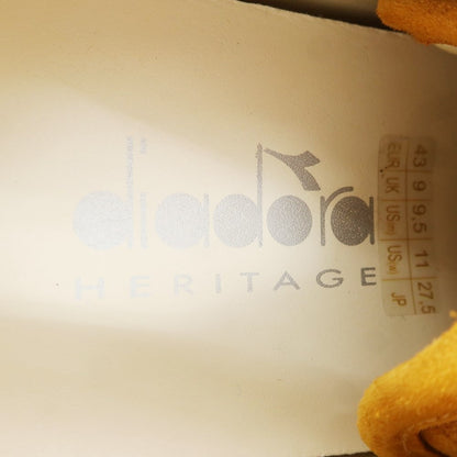 [Used] [Unused] Diadora HERITAGE TRIDENT S.SW Suede Sneakers Yellow Orange x Navy [27.5] [Condition Rank S] [Men&