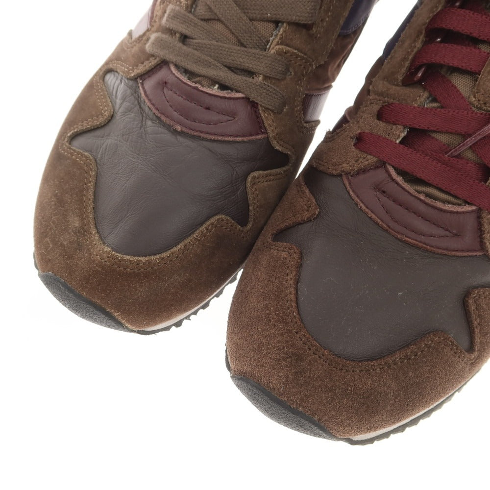 [Used] Diadora HERITAGE EXODUS high-top sneakers, brown x wine red [27.5] [Condition Rank A] [Men&