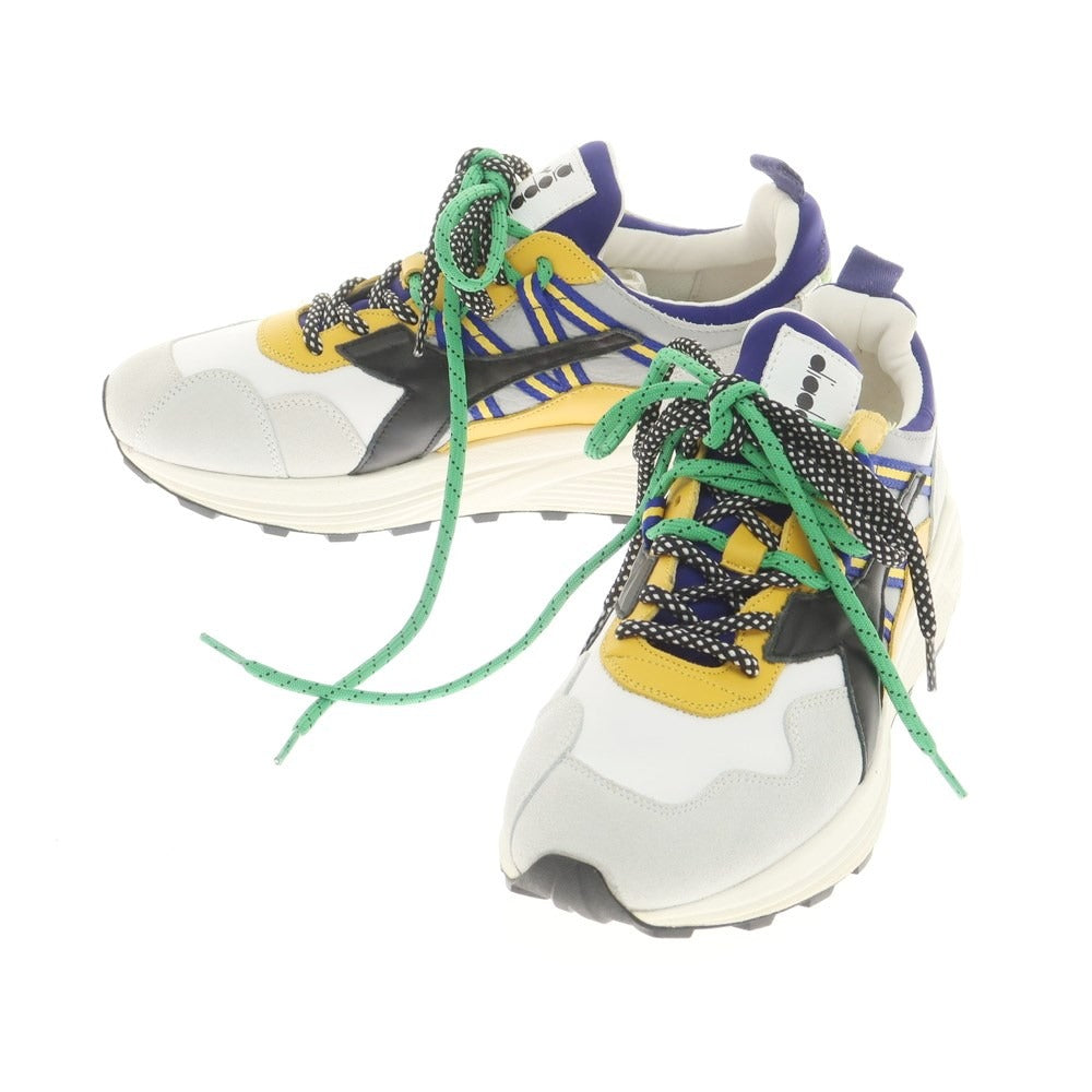 【中古】【未使用】ディアドラ Diadora レザー ローカット スニーカー ホワイトxイエロー【サイズ27】【WHT】【S/S/A/W】【状態ランクS】【メンズ】【759198】
[APD]