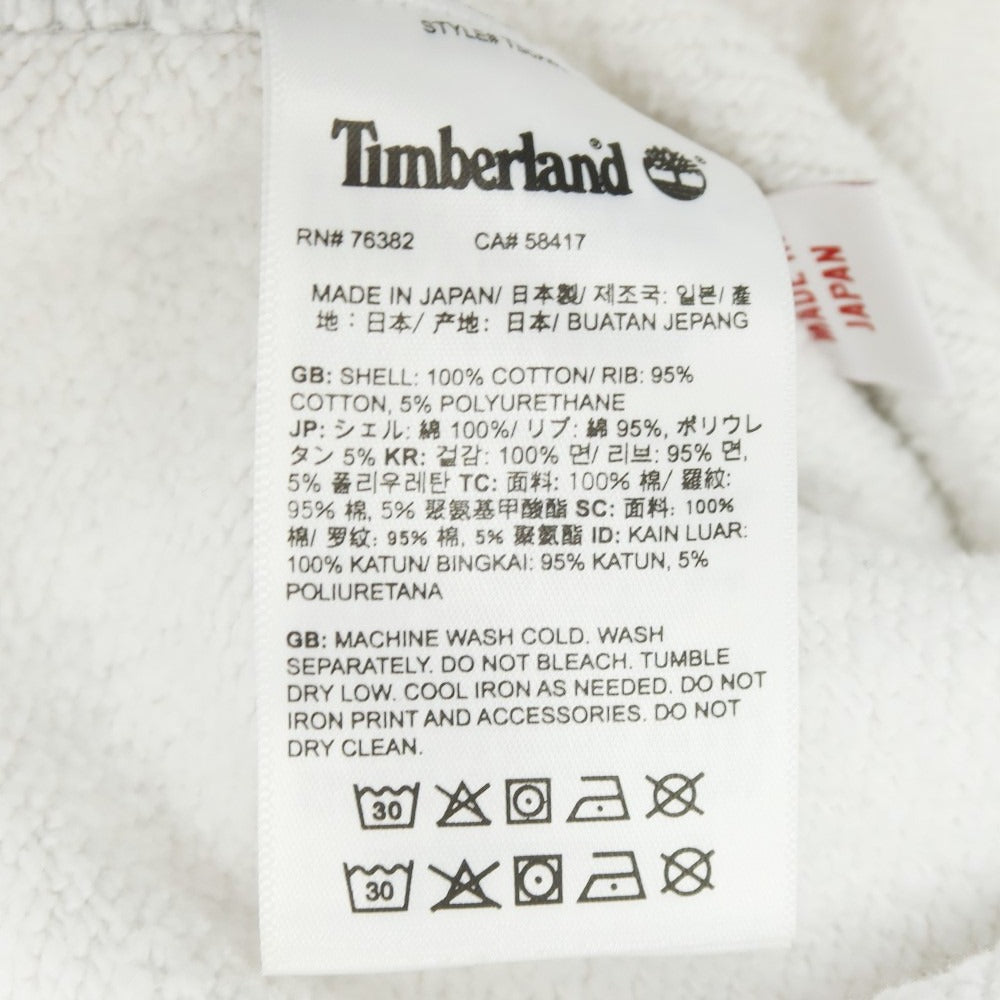 【中古】ティンバーランド Timberland コットン スタンドカラー ハーフジップ スウェット アッシュグレー【サイズS】【GRY】【A/W】【状態ランクC】【メンズ】【758998】