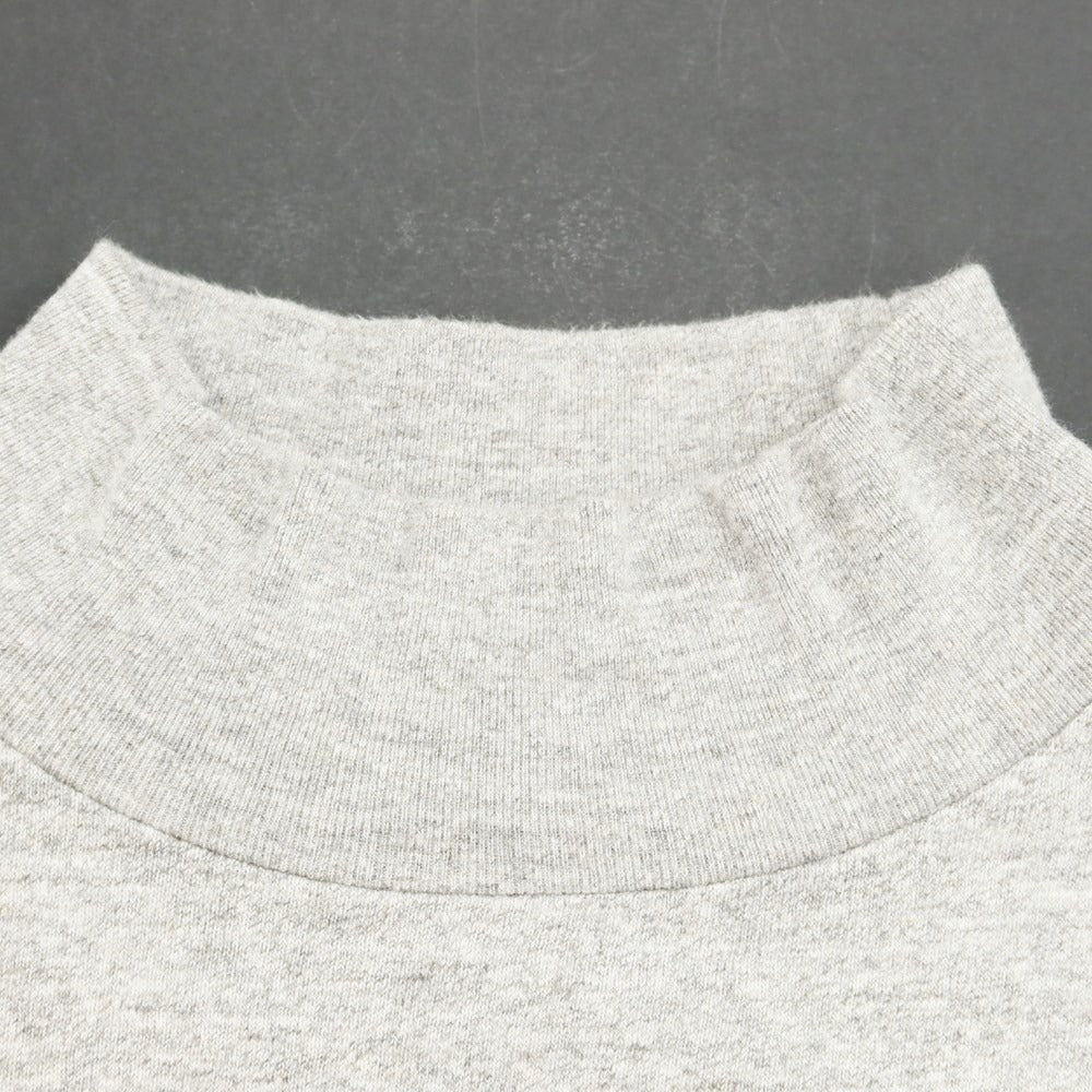 [Used] Warehouse WAREHOUSE Cotton High Neck Long Sleeve T-Shirt Gray [L] [Condition Rank B] ​​[Men&