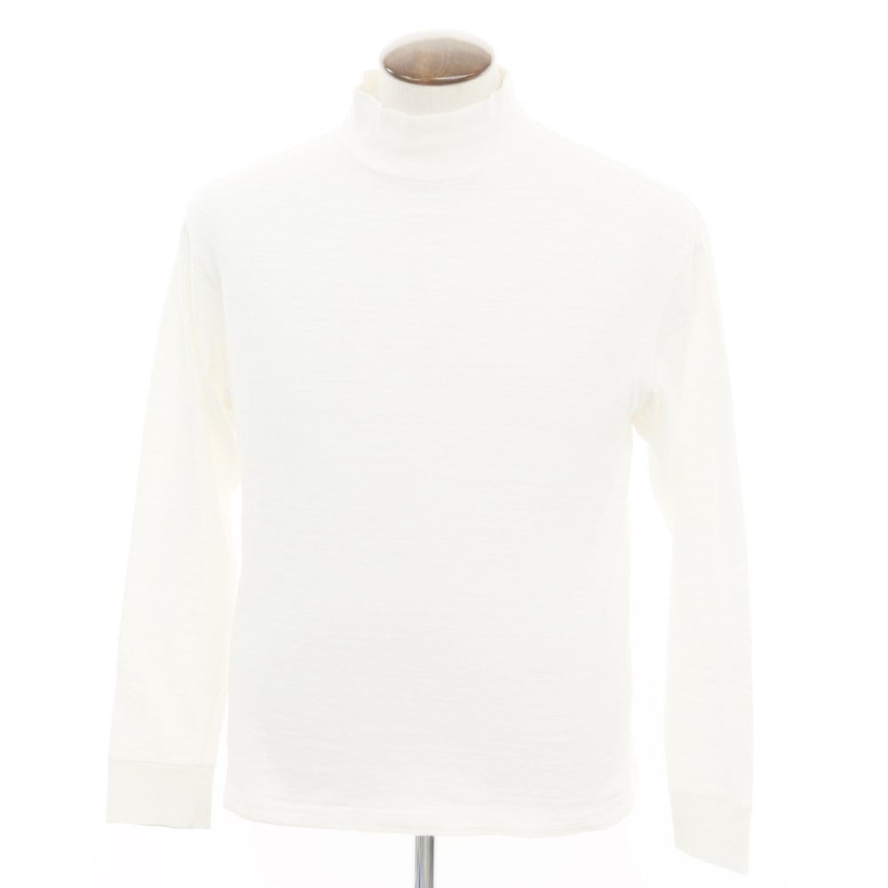 [Used] Warehouse WAREHOUSE Cotton High Neck Long Sleeve T-Shirt Off White [L] [Condition Rank C] [Men&