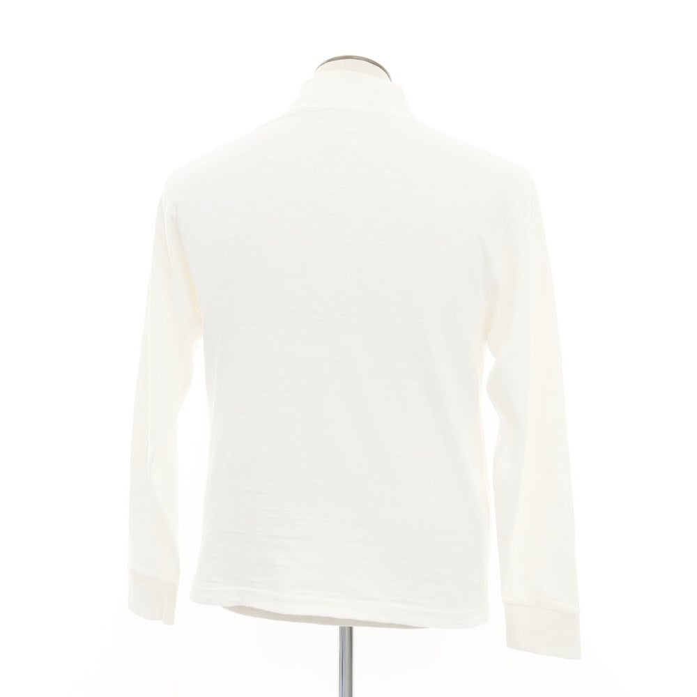 [Used] Warehouse WAREHOUSE Cotton High Neck Long Sleeve T-Shirt Off White [L] [Condition Rank C] [Men&