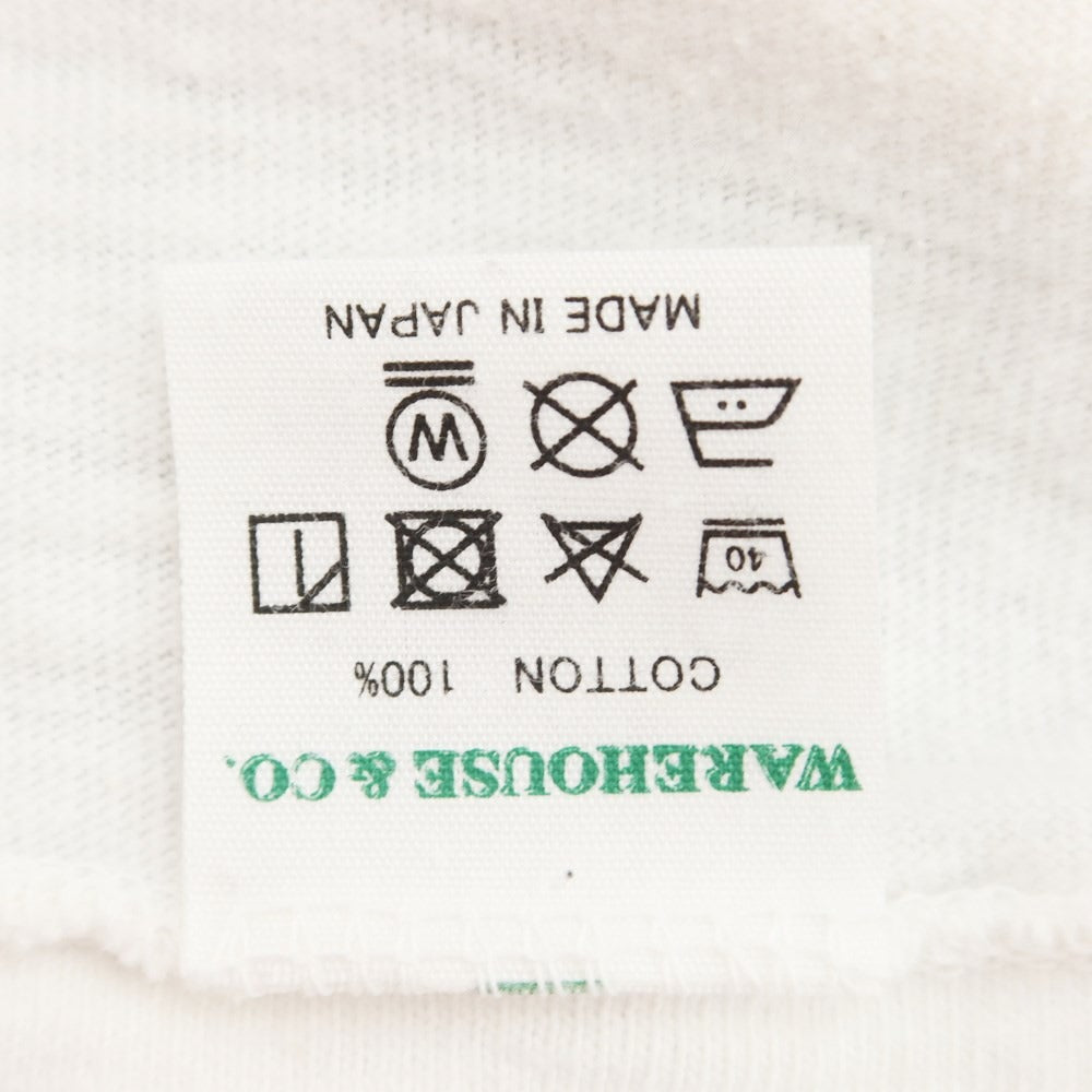 [Used] Warehouse WAREHOUSE Cotton High Neck Long Sleeve T-Shirt Off White [L] [Condition Rank C] [Men&