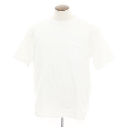 [Used] Garbage Heavy Cotton Wide Silhouette Pocket Short Sleeve T-Shirt White [L] [Condition Rank B] ​​[Men&