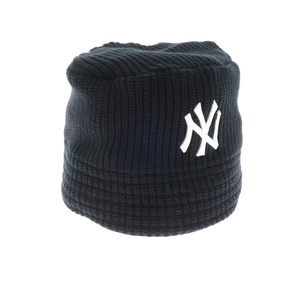 [Used] New Era Cotton Nylon Knit Cap Hat Dark Navy [No description] [Condition Rank A] [Men&