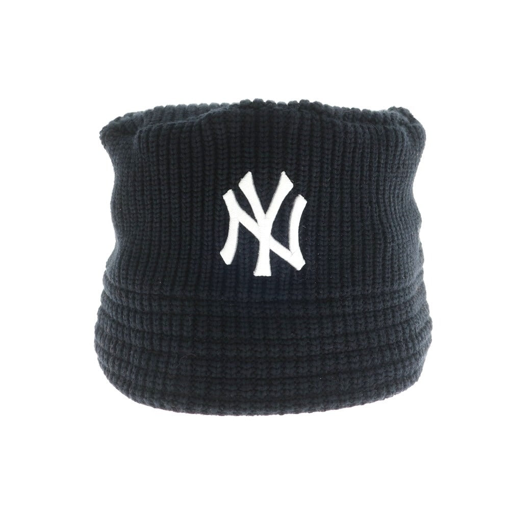 [Used] New Era Cotton Nylon Knit Cap Hat Dark Navy [No description] [Condition Rank A] [Men&