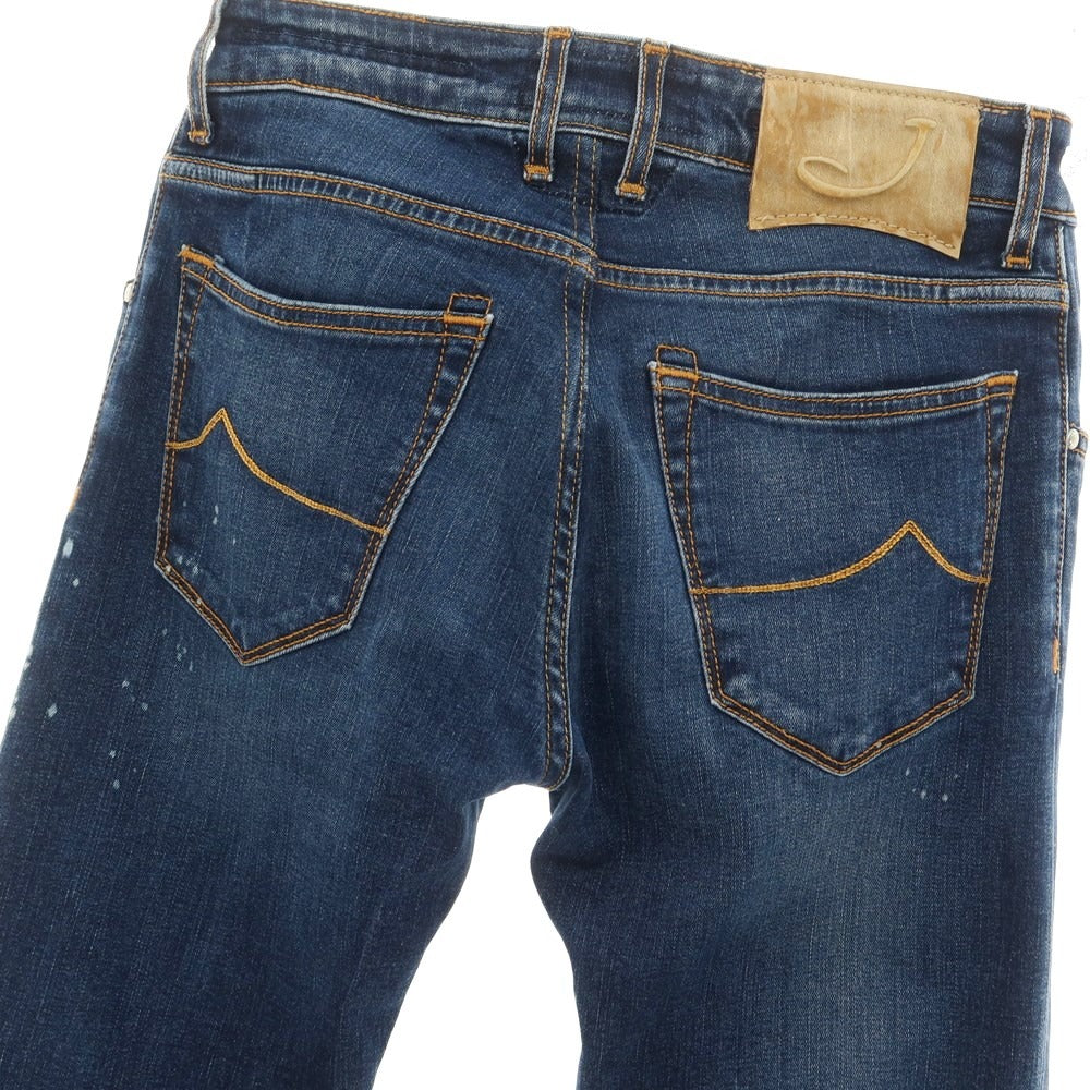 [Used] JACOB COHEN NICK stretch denim pants jeans navy [28] [Condition rank C] [Men&