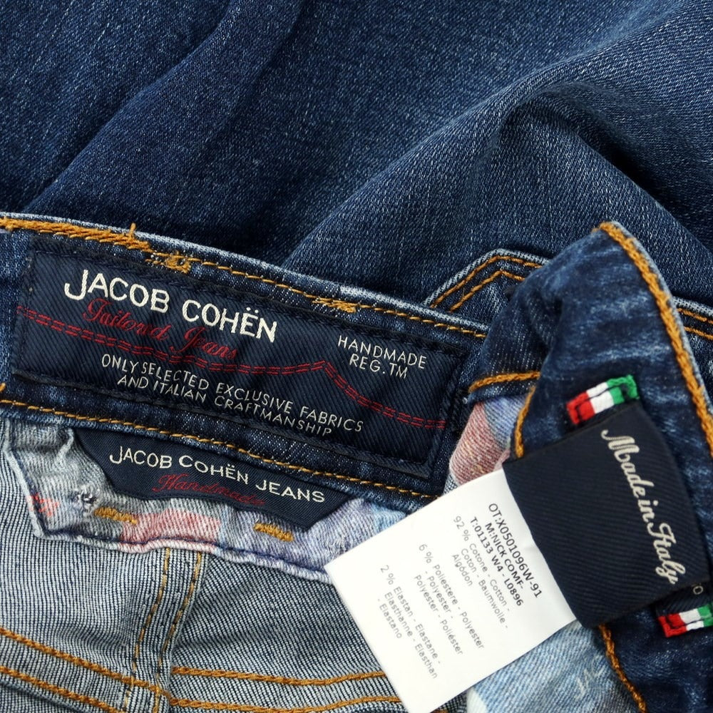 [Used] JACOB COHEN NICK stretch denim pants jeans navy [28] [Condition rank C] [Men&