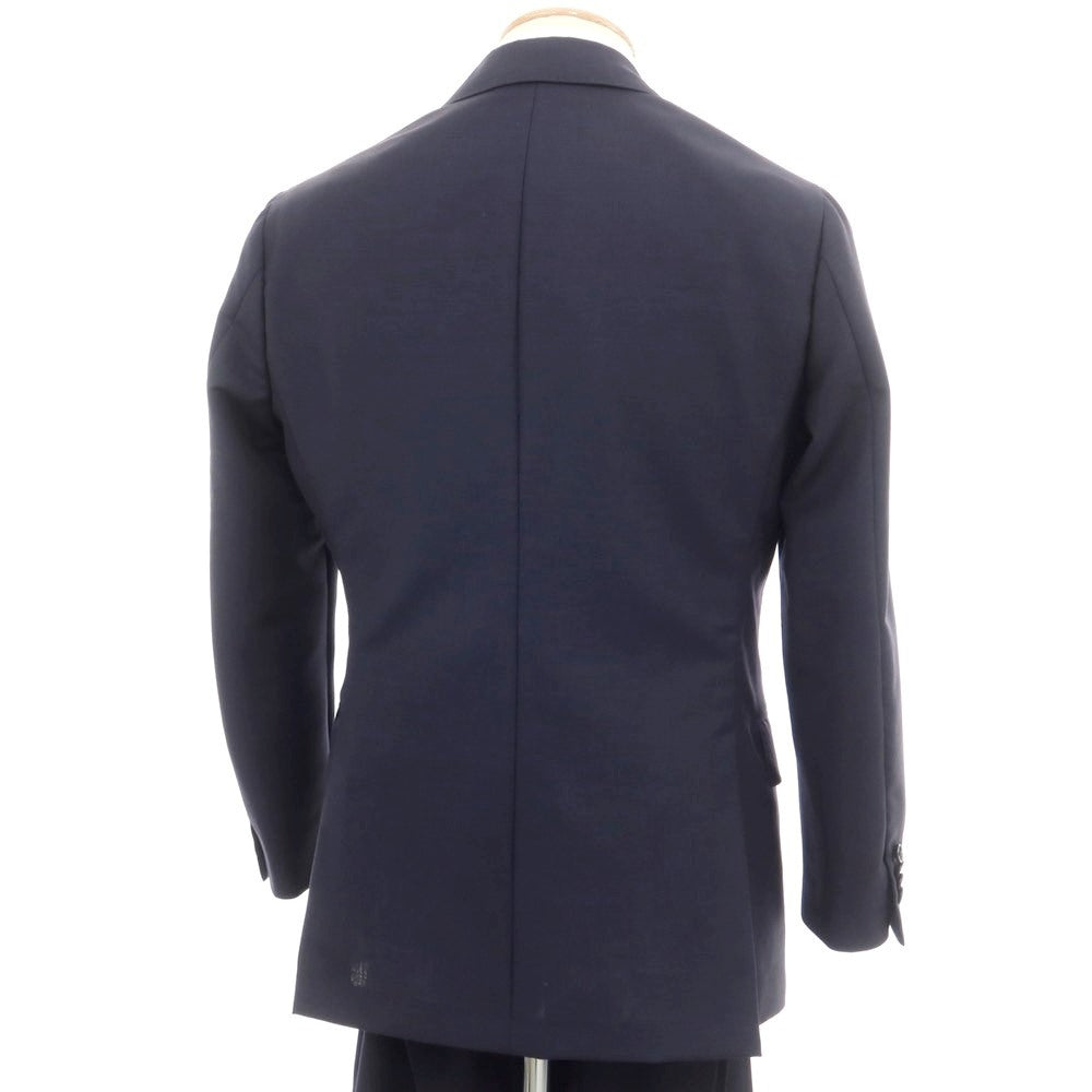 [Used] Guji Ring Jacket Mohair Wool 3 Button Suit Navy [44] [Condition Rank A] [Men&