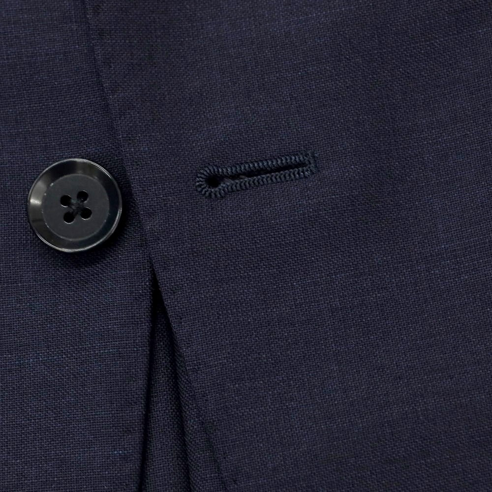 [Used] Guji Ring Jacket Mohair Wool 3 Button Suit Navy [44] [Condition Rank A] [Men&