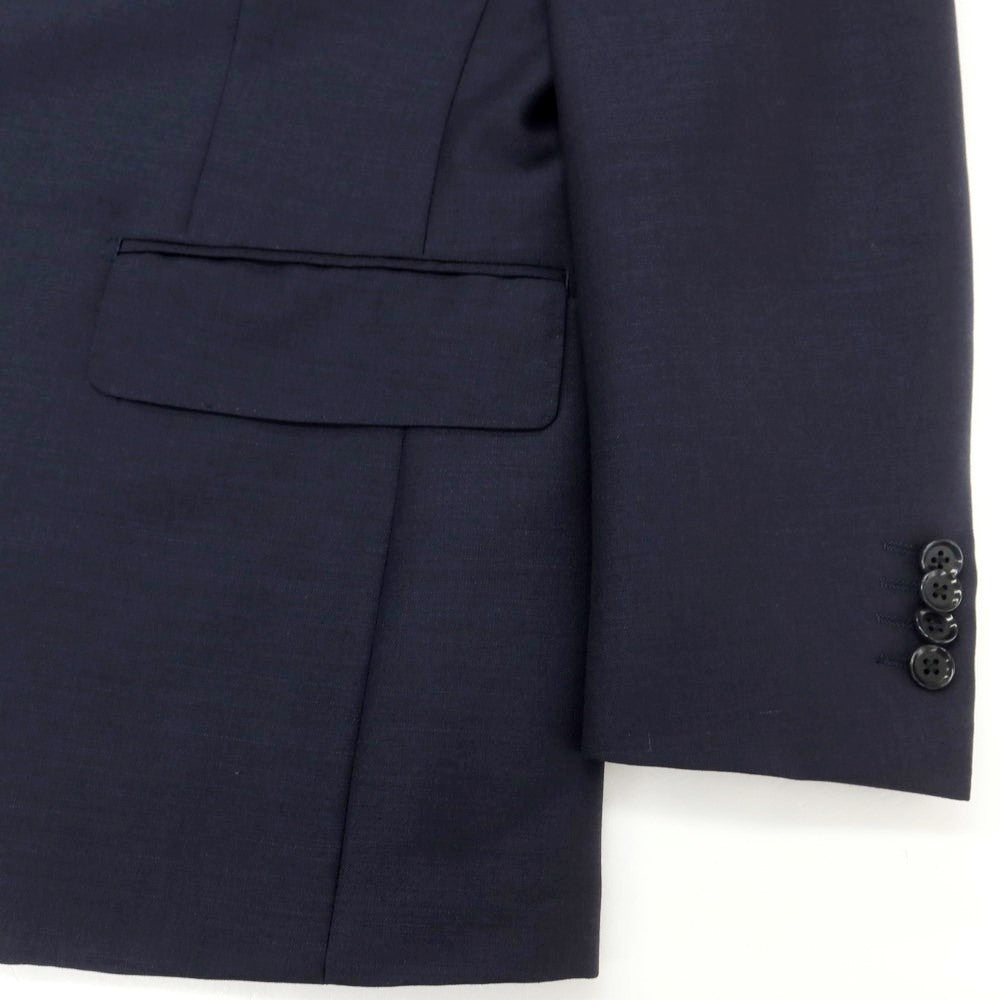 [Used] Guji Ring Jacket Mohair Wool 3 Button Suit Navy [44] [Condition Rank A] [Men&