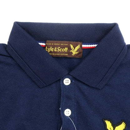 [Used] LYLE &amp;amp; SCOTT Cotton Pique Short Sleeve Polo Shirt Navy [S] [Condition Rank C] [Men&