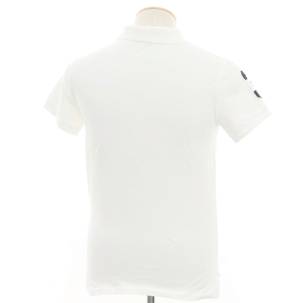 [Used] Polo Ralph Lauren Cotton Pique Short Sleeve Polo Shirt White [Size S] [WHT] [S/S] [Condition Rank C] [Men&