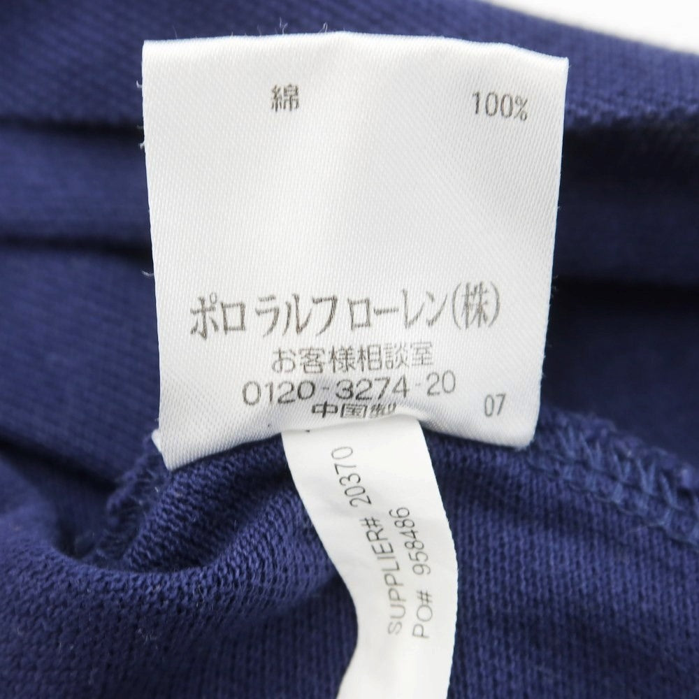 【中古】ポロ ラルフローレン Polo Ralph Lauren コットン 鹿の子 半袖ポロシャツ ネイビー【サイズS】【NVY】【S/S】【状態ランクC】【メンズ】【759382】
[APD]