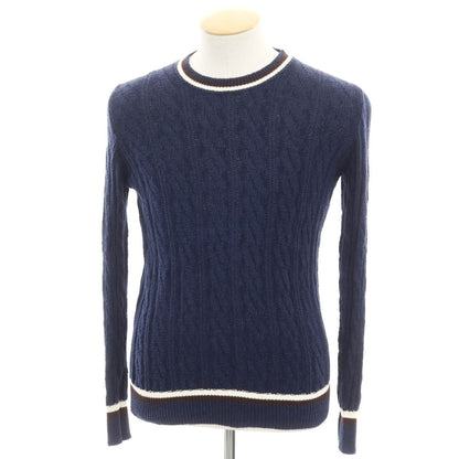 [Used] Elleci RC Cotton Nylon Pullover Knit Navy [Size 44] [NVY] [S/S] [Condition Rank B] ​​[Men&