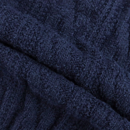 [Used] Elleci RC Cotton Nylon Pullover Knit Navy [Size 44] [NVY] [S/S] [Condition Rank B] ​​[Men&