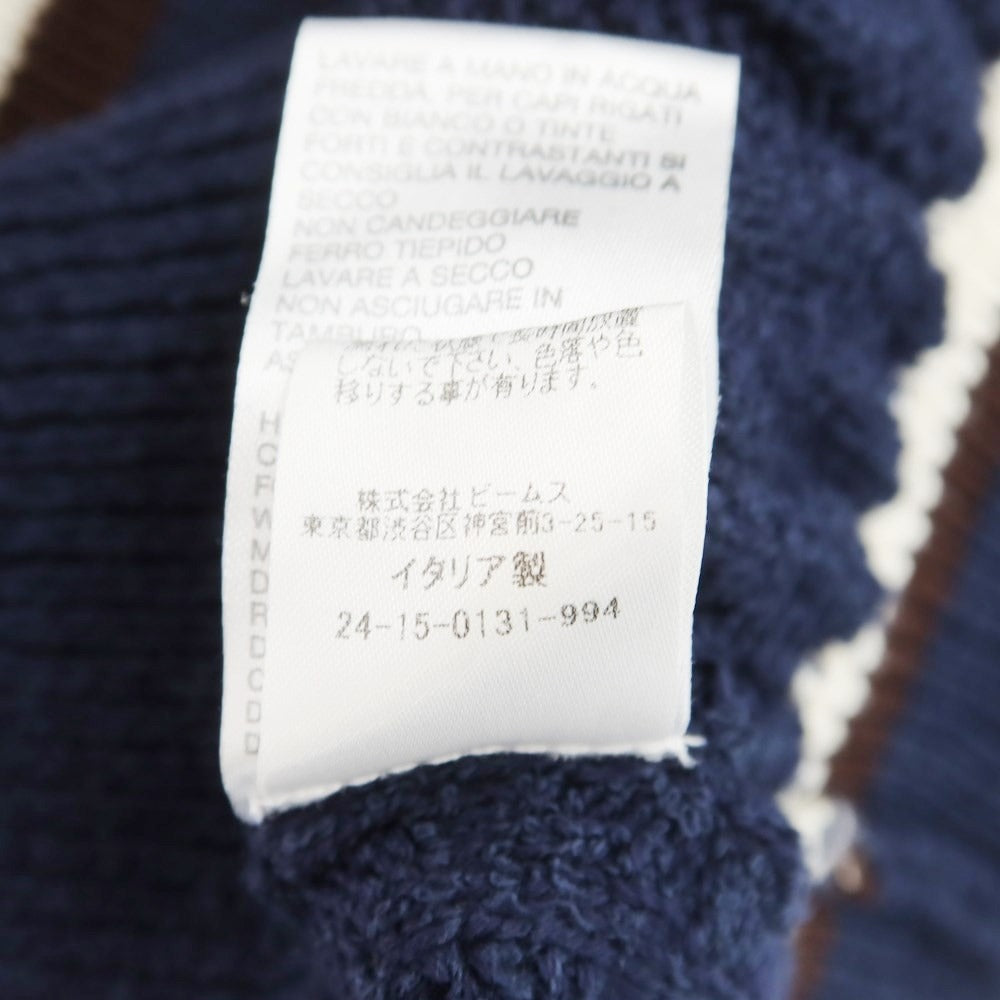 [Used] Elleci RC Cotton Nylon Pullover Knit Navy [Size 44] [NVY] [S/S] [Condition Rank B] ​​[Men&