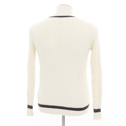 [Used] Elleci RC Cotton Nylon Pullover Knit Ivory [Size 44] [BEI] [S/S] [Condition Rank B] ​​[Men&