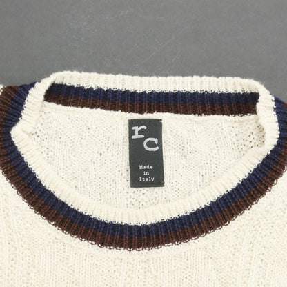 [Used] Elleci RC Cotton Nylon Pullover Knit Ivory [Size 44] [BEI] [S/S] [Condition Rank B] ​​[Men&