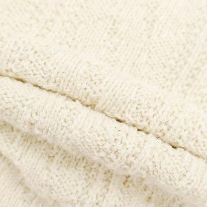 [Used] Elleci RC Cotton Nylon Pullover Knit Ivory [Size 44] [BEI] [S/S] [Condition Rank B] ​​[Men&