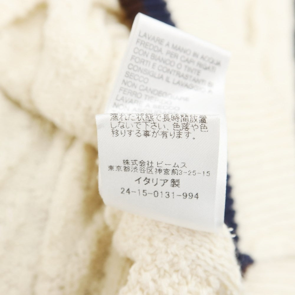 [Used] Elleci RC Cotton Nylon Pullover Knit Ivory [Size 44] [BEI] [S/S] [Condition Rank B] ​​[Men&