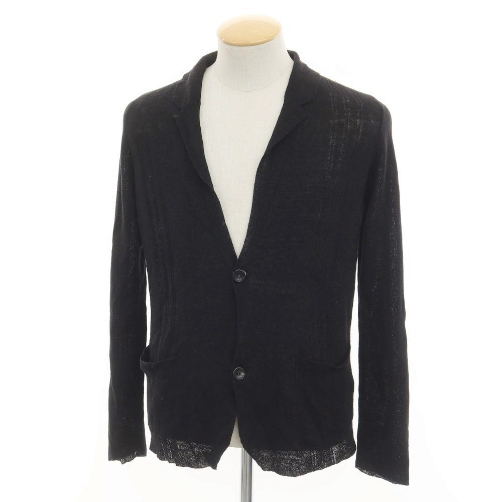 [Used] Roberto Collina ROBERTO COLLINA Linen Nylon Cardigan Black [Size 44] [BLK] [S/S] [Condition Rank B] ​​[Men&