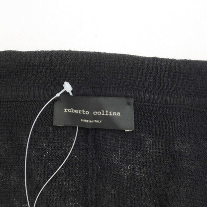 [Used] Roberto Collina ROBERTO COLLINA Linen Nylon Cardigan Black [Size 44] [BLK] [S/S] [Condition Rank B] ​​[Men&