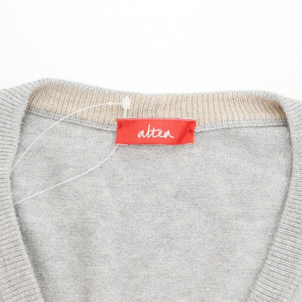 [Used] Altea Cotton Knit Vest, Grey [Size XS] [GRY] [S/S] [Condition Rank B] ​​[Men&